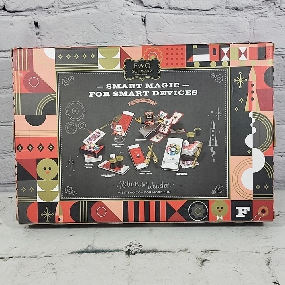 FAO Schwarz Interactive Illusions I Magic Kit For Smart Devices  Age 8 & up  NEW